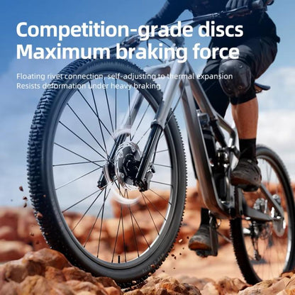 Fully Enclosed Bike Six-Hole Carbon Fiber Brake Disc, CYCLAMI CAR6 160mm, CYCLAMI CAR6 180mm