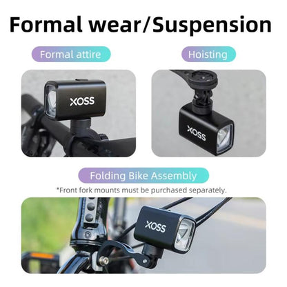 Smart Bike Night Riding Light High Power Flashlight Cycling Headlight, XOSS Mini