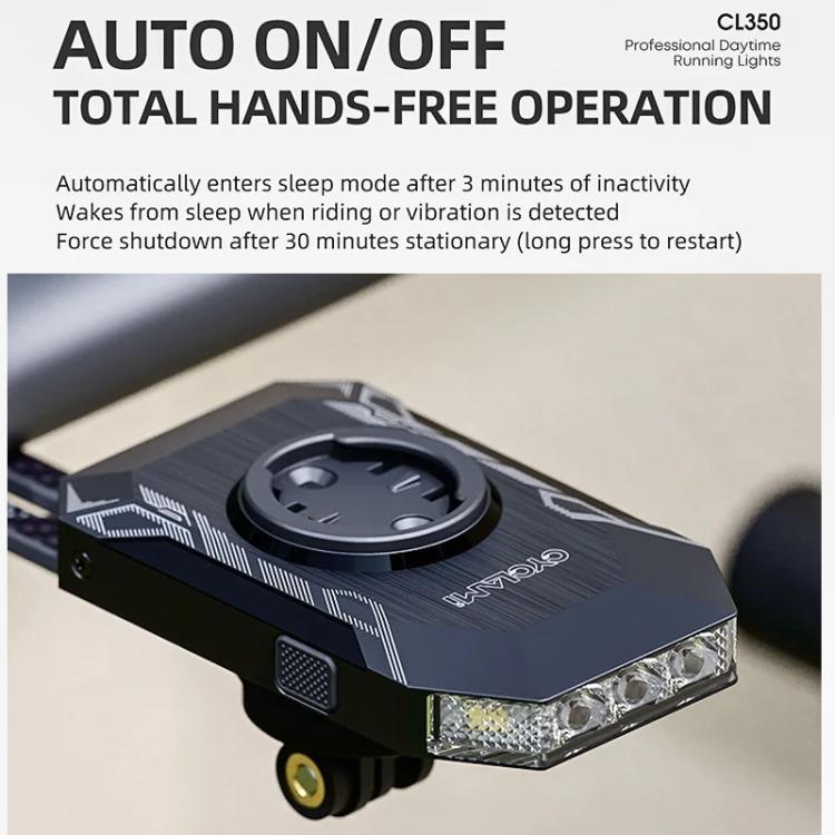 Bike Daytime Running Light With Speedometer Interface Outdoor Cycling Nighttime High-Intensity Light, CL350