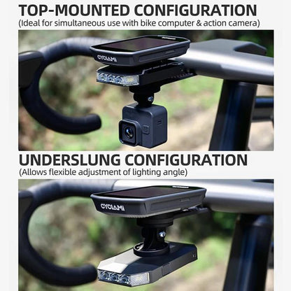 Bike Daytime Running Light With Speedometer Interface Outdoor Cycling Nighttime High-Intensity Light, CL350