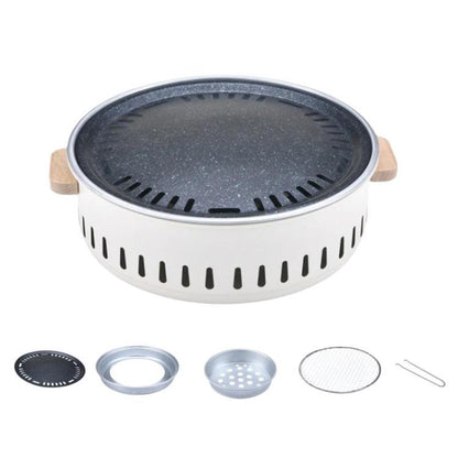 K-705 Round Tea & BBQ Stove Portable Outdoor Charcoal Grill