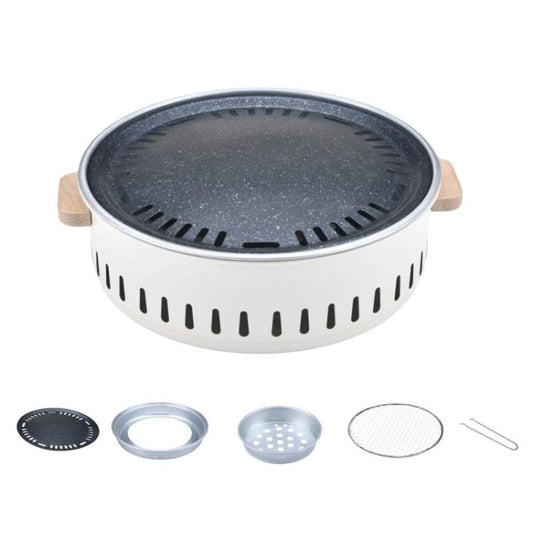 K-705 Round Tea & BBQ Stove Portable Outdoor Charcoal Grill