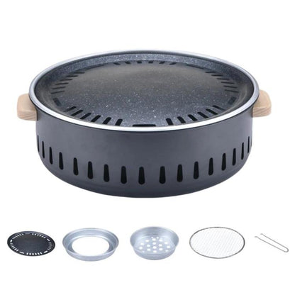 K-705 Round Tea & BBQ Stove Portable Outdoor Charcoal Grill