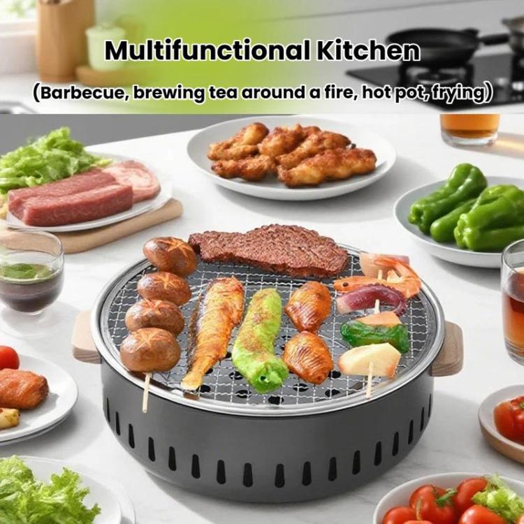 K-705 Round Tea & BBQ Stove Portable Outdoor Charcoal Grill