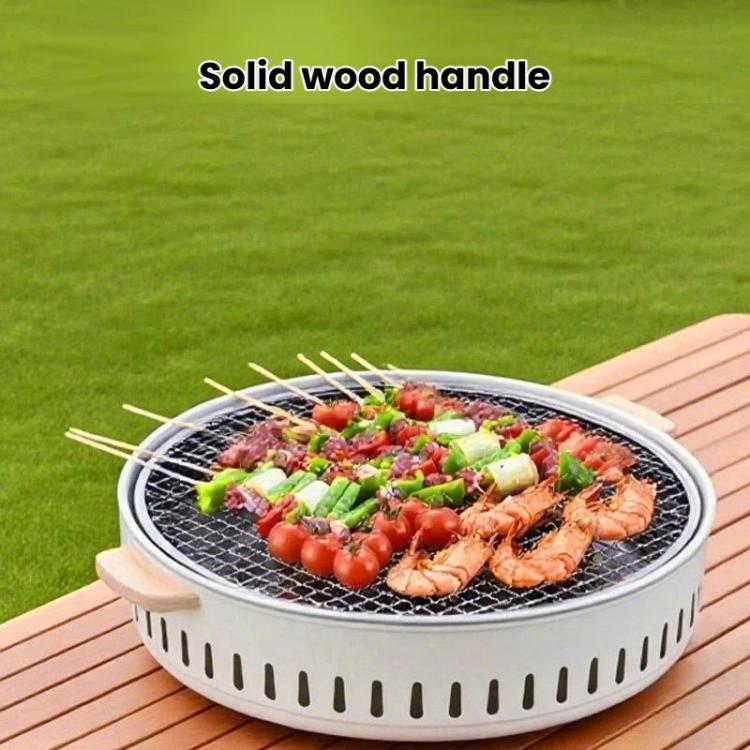 K-705 Round Tea & BBQ Stove Portable Outdoor Charcoal Grill