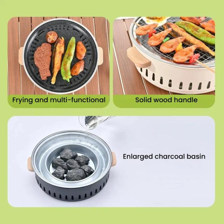K-705 Round Tea & BBQ Stove Portable Outdoor Charcoal Grill