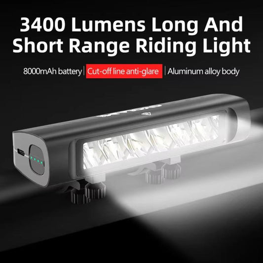 Night Cycling Headlamp High-Intensity Rechargeable Mountain Bike Front Light, CYC3000