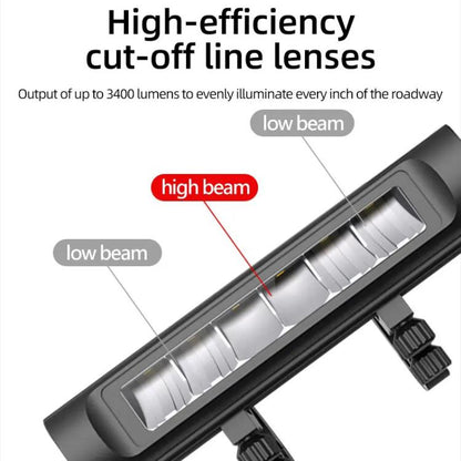 Night Cycling Headlamp High-Intensity Rechargeable Mountain Bike Front Light, CYC3000