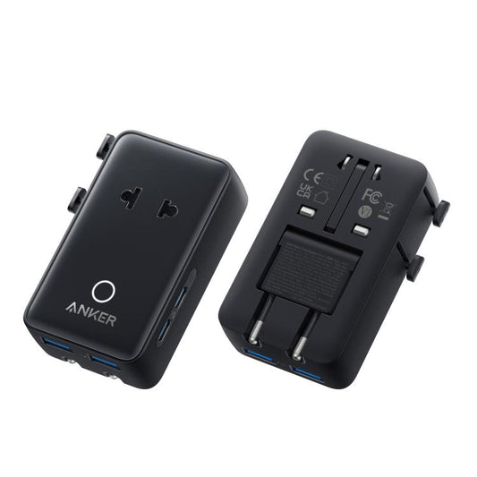 Adaptateur multipays ANKER A9215, charge rapide 20 W, distribution intelligente PD, chargeur portable universel