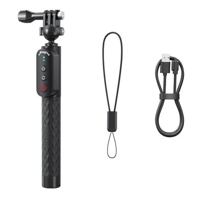 AMagisn Selfie Stick With Remote For Action Cameras & Smartphones, 5.1 Bluetooth, Extendable To 40in, Claw, 1/4 Inch, Ballhead Claw, Ballhead 1/4 Inch
