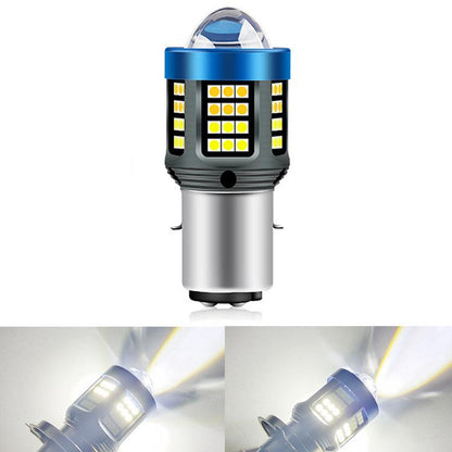 Motorcycle LED High-brightness Lens Headlight, H4, BA20D, P15D