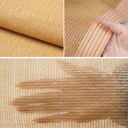 Outdoor Edged Sunshade Sail Patio Corner Reinforced Sun Protection Net, 2x4m, 4x6m, 5x5m