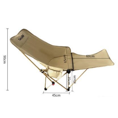 Talrix Outdoor Camping Moon Chair Portable Folding Beach Chair, Classic Black, Classic Gold, Tall Black, Tall Gold, 3-Level Adjustable Black, 3-Level Adjustable Gold, With Leg Rest Black, With Leg Rest Gold