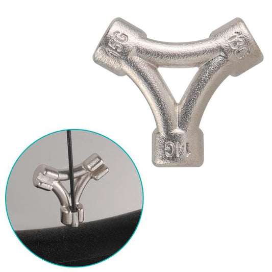 Juego de 3 llaves para radios de bicicleta, herramienta de ajuste de alambre, 103201