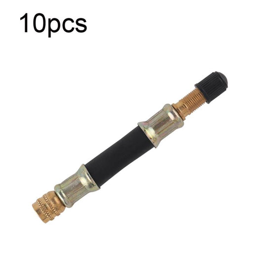 10pcs US Mouth Bicycle Pump Extension Rubber Hose, Black 10cm, Black 12cm, Red 12.5cm, Green 12.5cm, Black 19cm