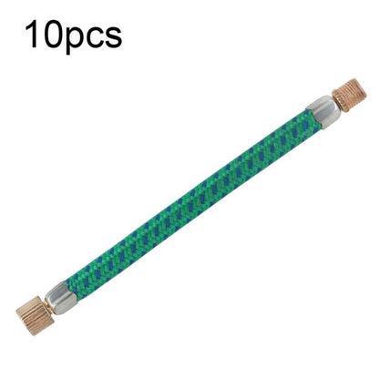 10pcs US Mouth Bicycle Pump Extension Rubber Hose, Black 10cm, Black 12cm, Red 12.5cm, Green 12.5cm, Black 19cm