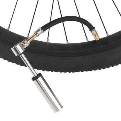 10pcs US Mouth Bicycle Pump Extension Rubber Hose, Black 10cm, Black 12cm, Red 12.5cm, Green 12.5cm, Black 19cm