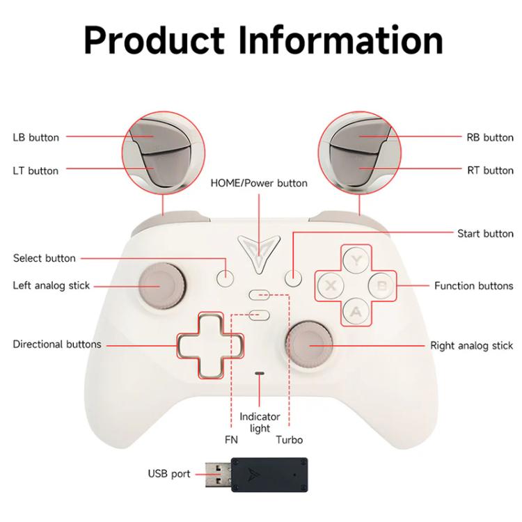 Contrôleur de Robot ROS Tri-Mode Sans Fil YAHBOOM pour Jetson, Raspberry Pi, Switch, PC
