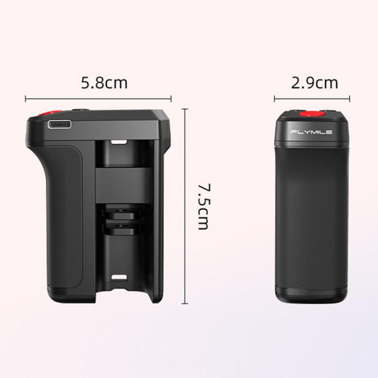 Base magnética de liberación rápida Flymile con mango Bluetooth para fotografía callejera, compatible con DJI Osmo Action 5 Pro / 6.