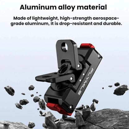 For DJI Osmo 360 / Action 3 / 4 / 5 Pro Flymile Magnetic Quick-Release Adapter Base, Aluminum Alloy