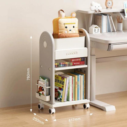 Multifunctional Rolling Storage Cart With Drawers & Dividers Multi-Layer Organizer Shelf With Wheels, 3 Layers Pink, 3 Layers Grey, 3 Layers White, 5 Layers Pink, 5 Layers Grey, 5 Layers White
