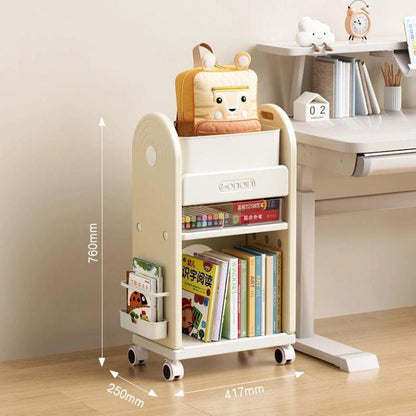 Multifunctional Rolling Storage Cart With Drawers & Dividers Multi-Layer Organizer Shelf With Wheels, 3 Layers Pink, 3 Layers Grey, 3 Layers White, 5 Layers Pink, 5 Layers Grey, 5 Layers White