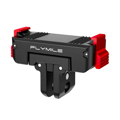 Pour DJI Osmo 360 / Action 3 / 4 / 5 Pro Base d'Adaptateur Magnétique à Dégagement Rapide Flymile, Plastique