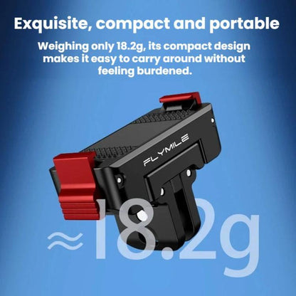 Pour DJI Osmo 360 / Action 3 / 4 / 5 Pro Base d'Adaptateur Magnétique à Dégagement Rapide Flymile, Plastique
