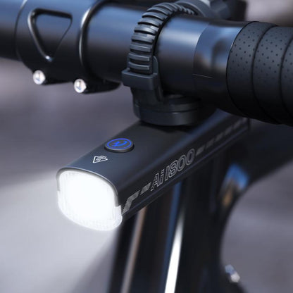 CYCLAMI AI1800 Bicycle Headlight Waterproof High-Intensity Night Riding Flashlight