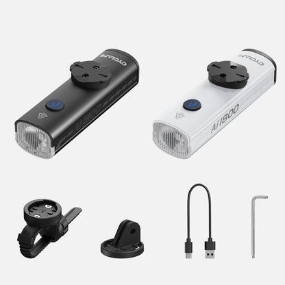 CYCLAMI AI1800 Bicycle Headlight Waterproof High-Intensity Night Riding Flashlight