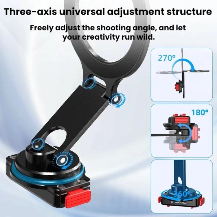 Pour support d'extension magnétique à dégagement rapide Flymile pour Insta360 Ace Pro / 2