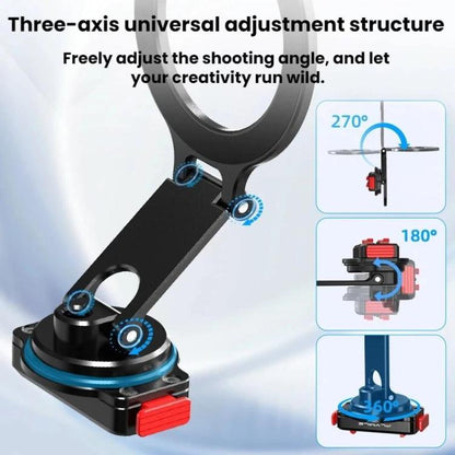 Pour support d'extension magnétique à dégagement rapide Flymile pour Insta360 Ace Pro / 2