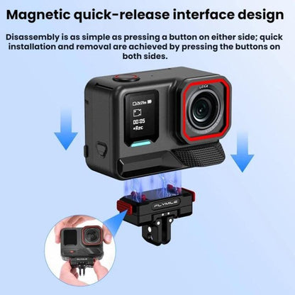 Pour la base magnétique rotative à dégagement rapide extensible Insta360 Ace Pro 2 / X5 Flymile