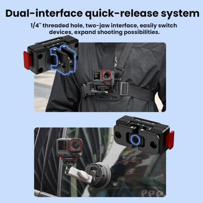 Pour la base magnétique rotative à dégagement rapide extensible Insta360 Ace Pro 2 / X5 Flymile