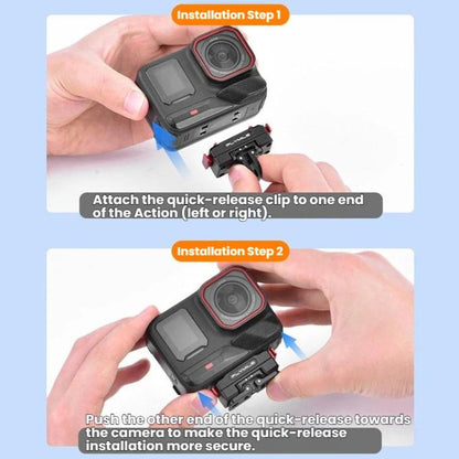 Pour la base magnétique rotative à dégagement rapide extensible Insta360 Ace Pro 2 / X5 Flymile