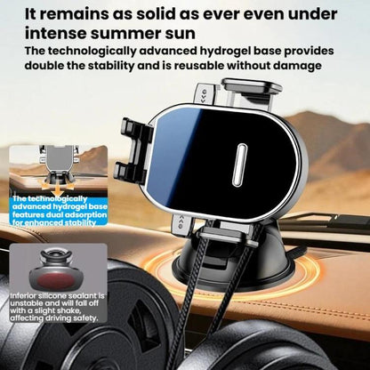 360-Degree Rotating Car Vent Suction Cup Mount Vent-Free Car Navigation Phone Holder, Single Mount, Mount+Strong Adhesive Auxiliary Disc, Mount+Vent Hook, Mount+Parking Sign