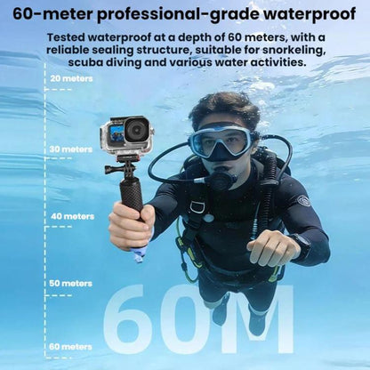 For DJI Osmo Action 6 Flymile 60m Diving Quick-Release Magnetic Waterproof Case