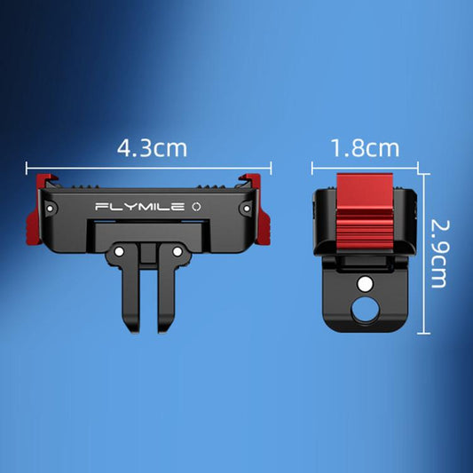 For DJI Osmo Action 6 Rotating Magnetic Quick-Release Expansion Dock