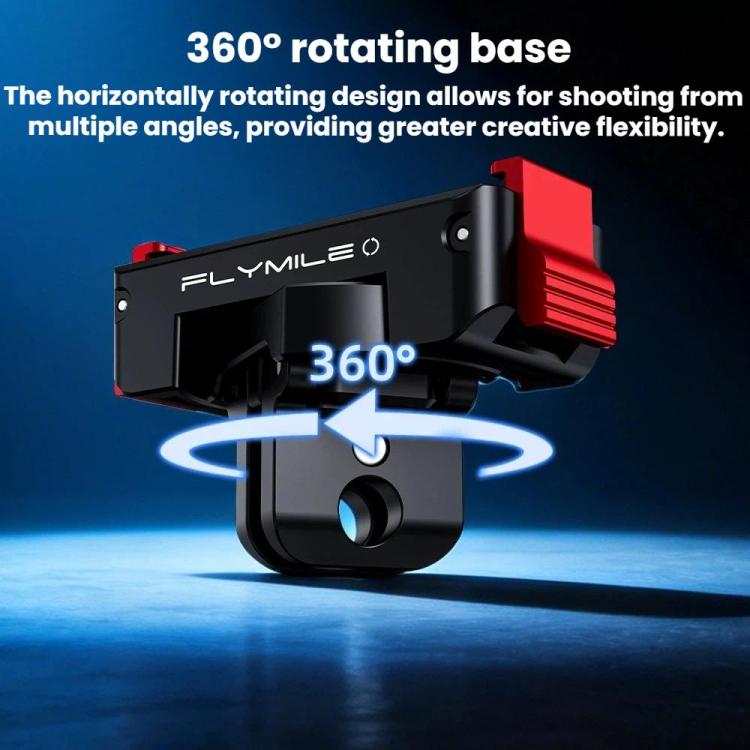 For DJI Osmo Action 6 Rotating Magnetic Quick-Release Expansion Dock