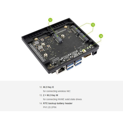 Carte mère Super Base Jetson Orin Nano / NX basée sur le module Jetson Orin Nano/NX AI, 33495