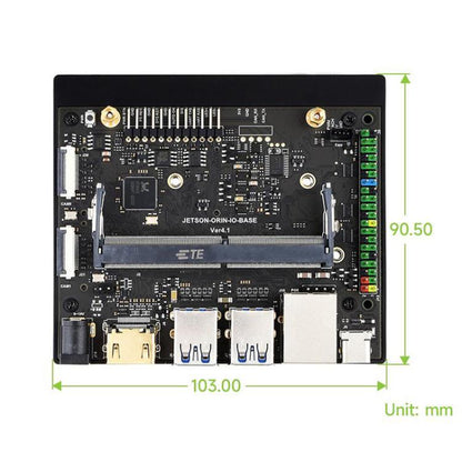 Carte mère Super Base Jetson Orin Nano / NX basée sur le module Jetson Orin Nano/NX AI, 33495