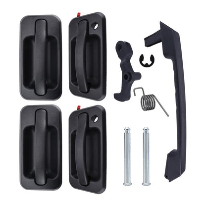 For Hummer H2 Car Exterior Door Handles Front And Rear Four Doors + Tailgate Handle Set 15104792/10360326