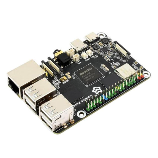 Luckfox Aura High-Performance Linux Development Board Rockchip RV1126B Quad-Core 1.6GHz Processor, RAM 2GB eMMC Flash 64GB, RAM 4GB No eMMC, RAM 4GB eMMC Flash 64GB
