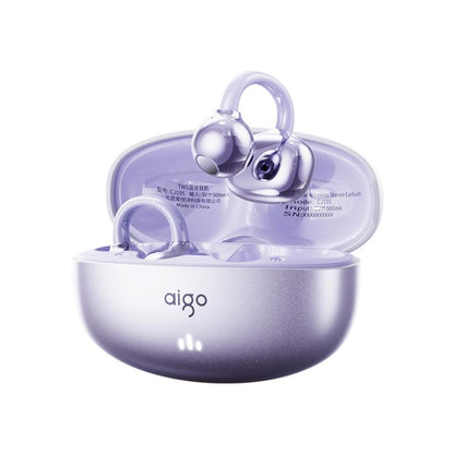 aigo CJ195 Bone Conduction Wireless Bluetooth Earphones Over-Ear Clip-On Sports Running Earphones