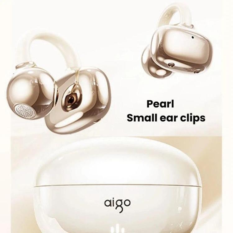 aigo CJ195 Bone Conduction Wireless Bluetooth Earphones Over-Ear Clip-On Sports Running Earphones