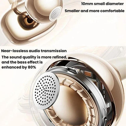 aigo CJ195 Bone Conduction Wireless Bluetooth Earphones Over-Ear Clip-On Sports Running Earphones