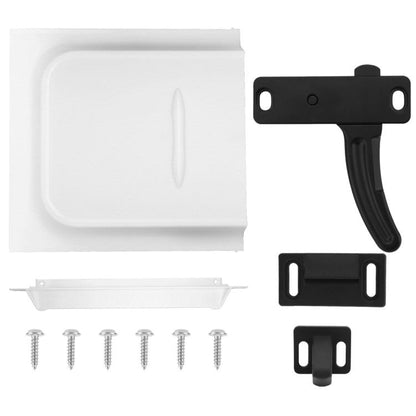 RV Door Lock UV-resistant Panel Protection Cover Kit, White, Black, White + Screen Door Lock Right, Black + Screen Door Lock Right