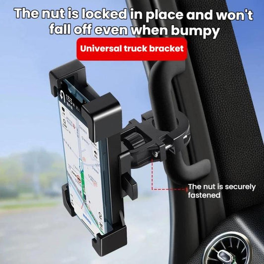 Support de téléphone pour camion et voiture, fixation de guidon anti-choc pour navigation, fixation de guidon