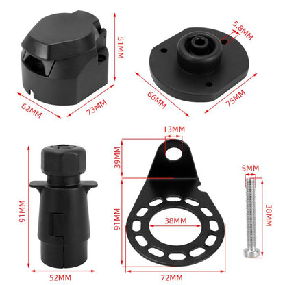 7-pin Automotive Connector Copper Pin Connector Kit