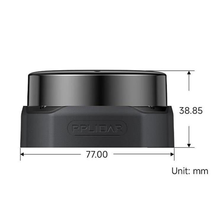 WAVESHARE RPLIDAR High-Performance Compact-size DTOF Lidar, Support UART Port / Ethernet Port Communication Modes, S2, S2L, S2E, S2P